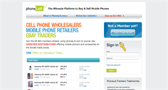Desktop Screenshot of phonelot.com